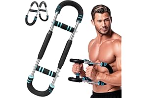 Twister Arm Trainer 2025 New, 60-100lb Adjustable Power Twister Bar, Chest Shoulder Arm Workout Equipment, Portable Detachabl