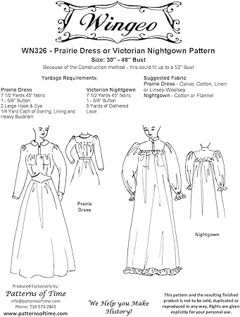 victorian nightdress pattern