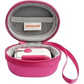 TINNALART Pink Pulse Oximeter Case, Fingertip Oxygen Monitor Case Only | Universal pink pulse oximeter case fits Zacurate, Innovo, Vibeat, iHealth, Santamedical fingertip oximeters.