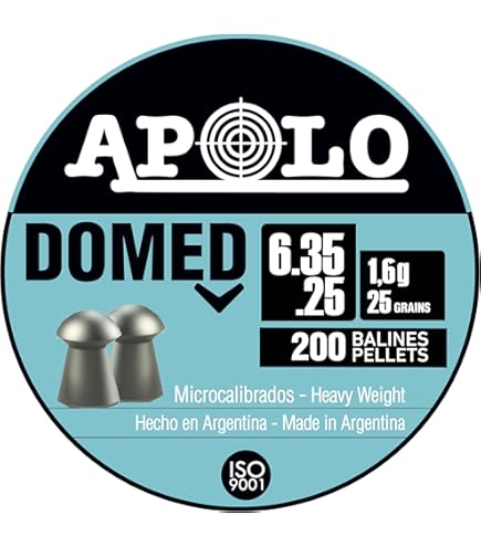 Postones Apolo Slug 6.35 Mm 33 Grains 1 Lata 200 U | Cuotas sin interés