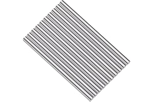 Round Steel Rod, 6mm x 100mm High Speed Steel (HSS) Lathe Bar Stock Tool,for Shaft Gear Drill Lathes Boring Machine Turning Miniature Axle 10Pcs DRINYOUNG (6mm x 100mm 10pcs)