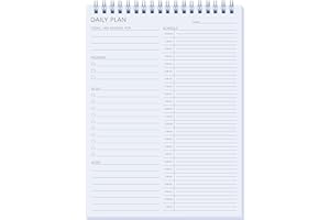 KAICN 24 Hour Daily Planner - Daily To Do List for Work & Personal Life, Productivity Planner, Everyday Planner, Daily Schedule, 6.5 x 9.8