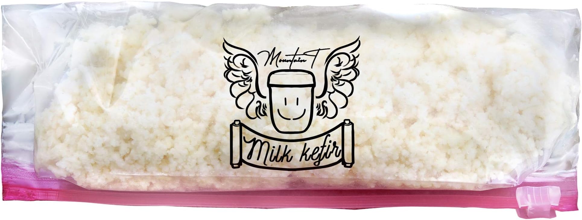 1 cup 🥛 MountainT Milk Kefir Grains Raw Organic + Digital Instruction for beginners (grains size small)