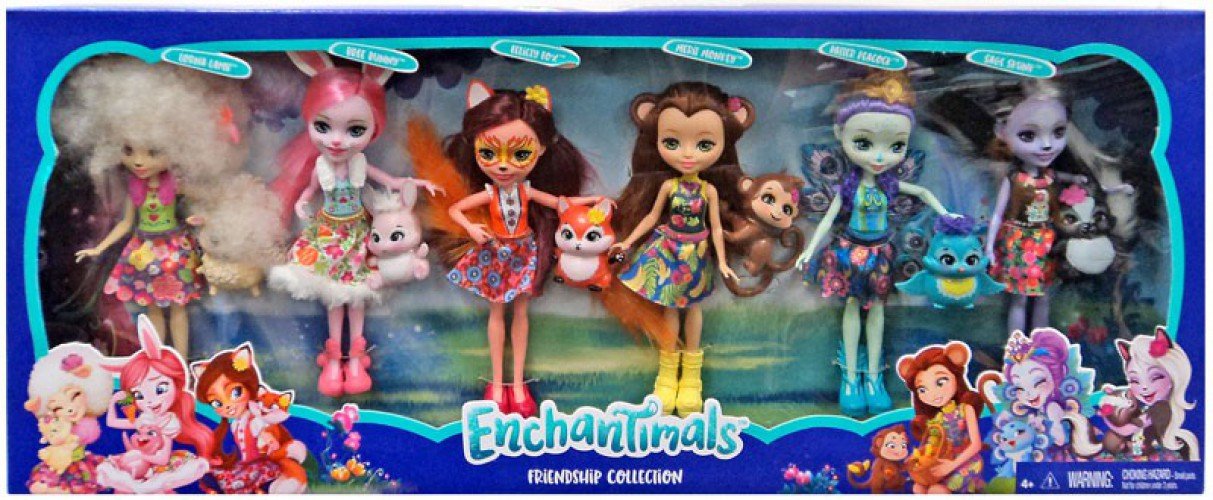 Enchantimals Friendship Collection Dolls (6Pack) Amazon.co.uk Toys
