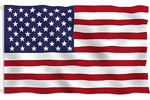 TONOS American Flag 3x5 Ft, American Flags for Outside 3x5, US Flag with Bright Color, Brass Grommets & Fade Proof Polyester for Outdoor Flying & Indoor Decor- Home, Garden, Porch