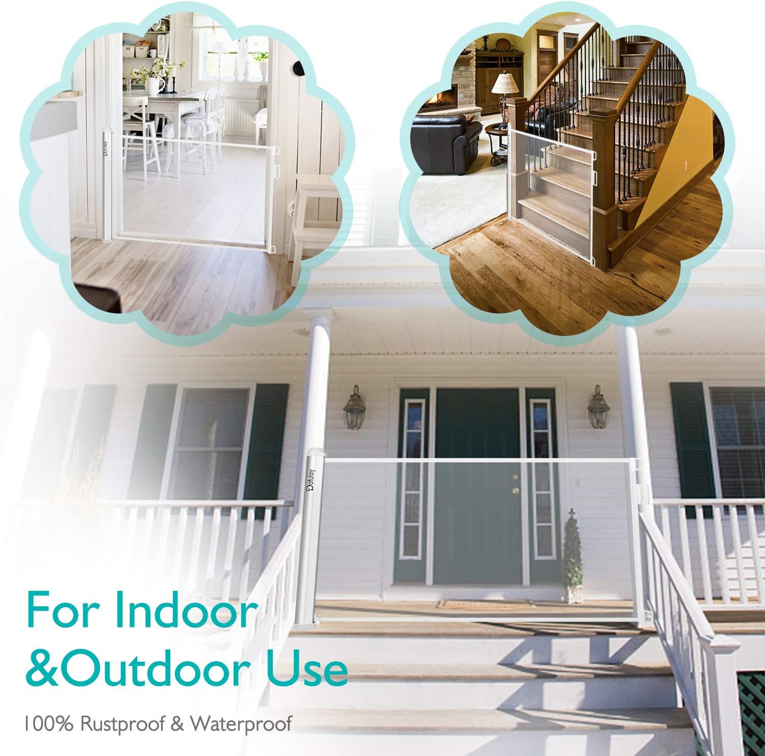 barrière escalier rétractable