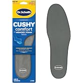 Dr. Scholl's&reg; Cushy Comfort with Memory Foam Insoles, Full-Foot Responsive Cushioning, Relieves Pressure, Slim Design, Trim Inserts to Fit Shoes, Unisex, Men's Shoe Size 7-13 Women's 5-10, 1 Pair
