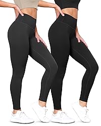 ODODOS ODLEX 2-Pack High Waist Workout Leggings for