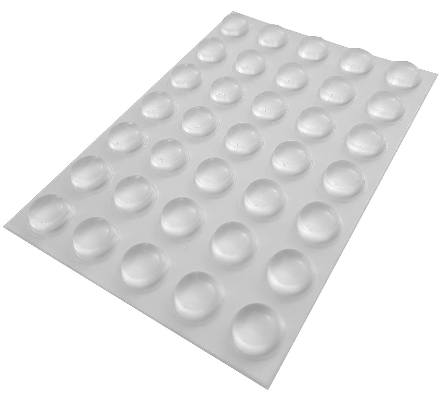 30 Small Clear Self Adhesive Domed Rubber Feet Bumper Stops for Coasters x