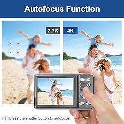 4K Digital Camera,Autofocus 48MP Vlogging Camera
