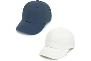 SEA ZAELA Toddler Boys Baby Girls Baseball Hats Kids Boy Caps Toddler Sun Hats for Summer Adjustable Size for 6M-6Y