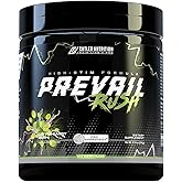 Cutler Nutrition High Stim Pre Workout Powder Prevail Rush Preworkout for Men & Women for Intense Pumps Energy and Focus with Caffeine NO3T Betaine and Dynamine | Cotton Candy Grape (20 Servings)