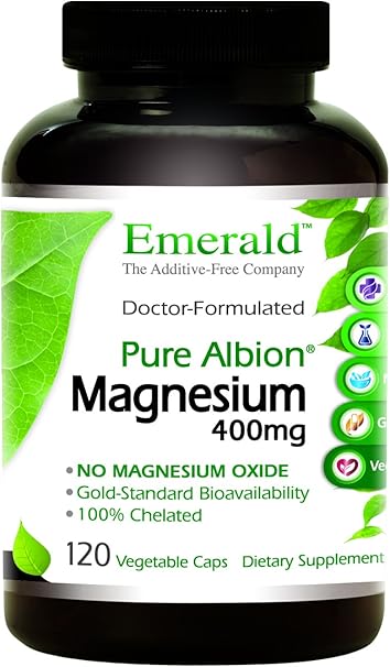 Amazon Com Magnesium 400mg Pure Albion Chelated Gold Standard