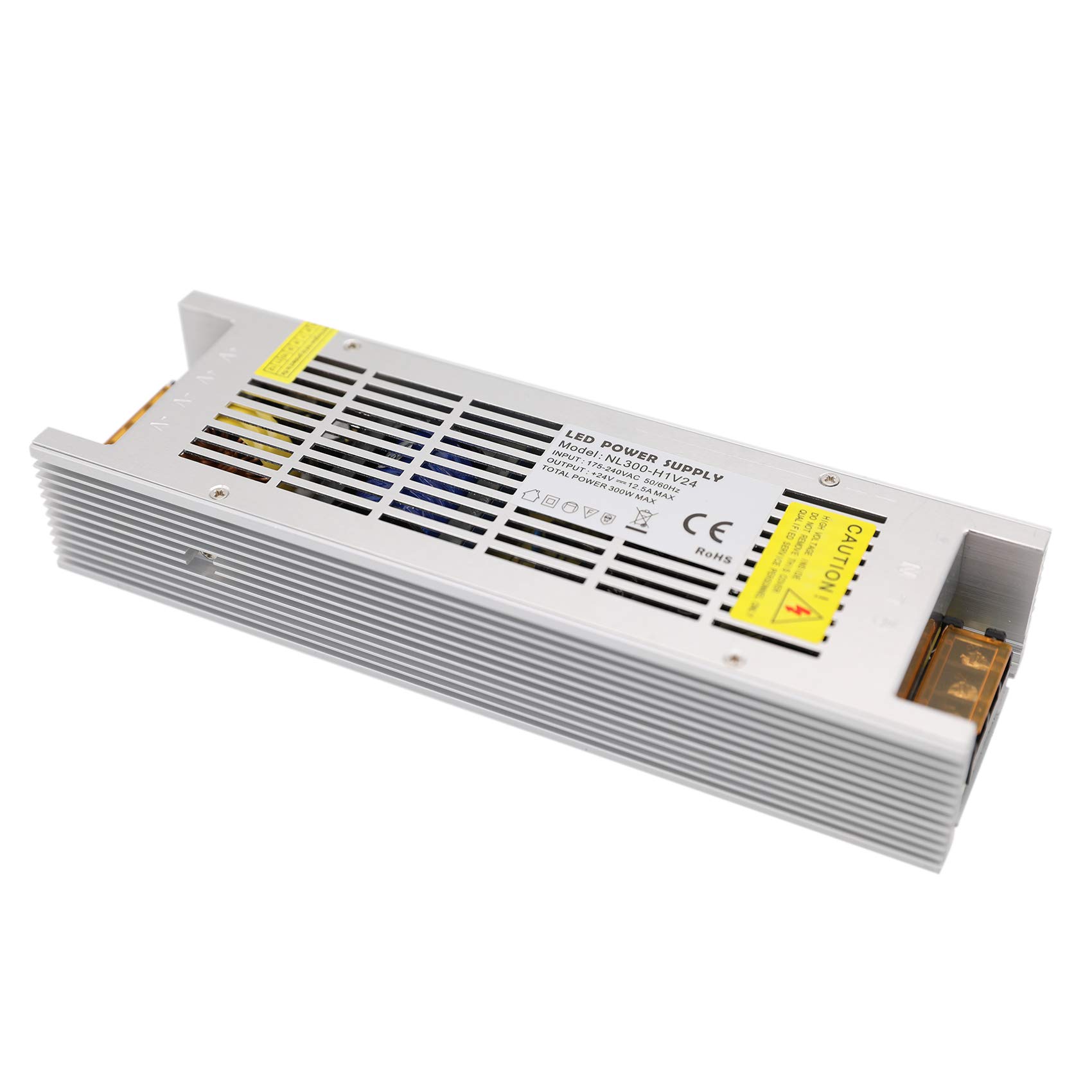 Daxpoo Led Strips Hue Lights 24v Volt Power Adapter Supply 300W PSU Transformer Driver (NL300-DP24)