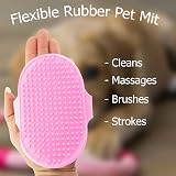 D.A.Y. Republic Dog Grooming Rubber Pet Mitt Adjustable Strap 4 Size fits view 4