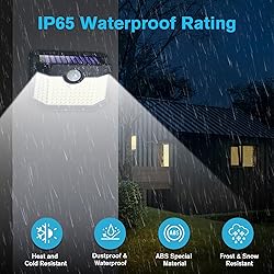 Aootek Solar Outdoor Lights 8 Packs,Motion Sensor