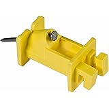 Zareba IWNY-Z Slant Nail Insulator, Yellow, 25 per Bag