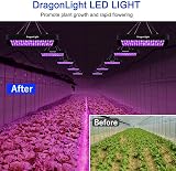 DragonLight BW1000 LED Grow Light 3m Cable Full Spectrum Veg Bloom Switch view 8