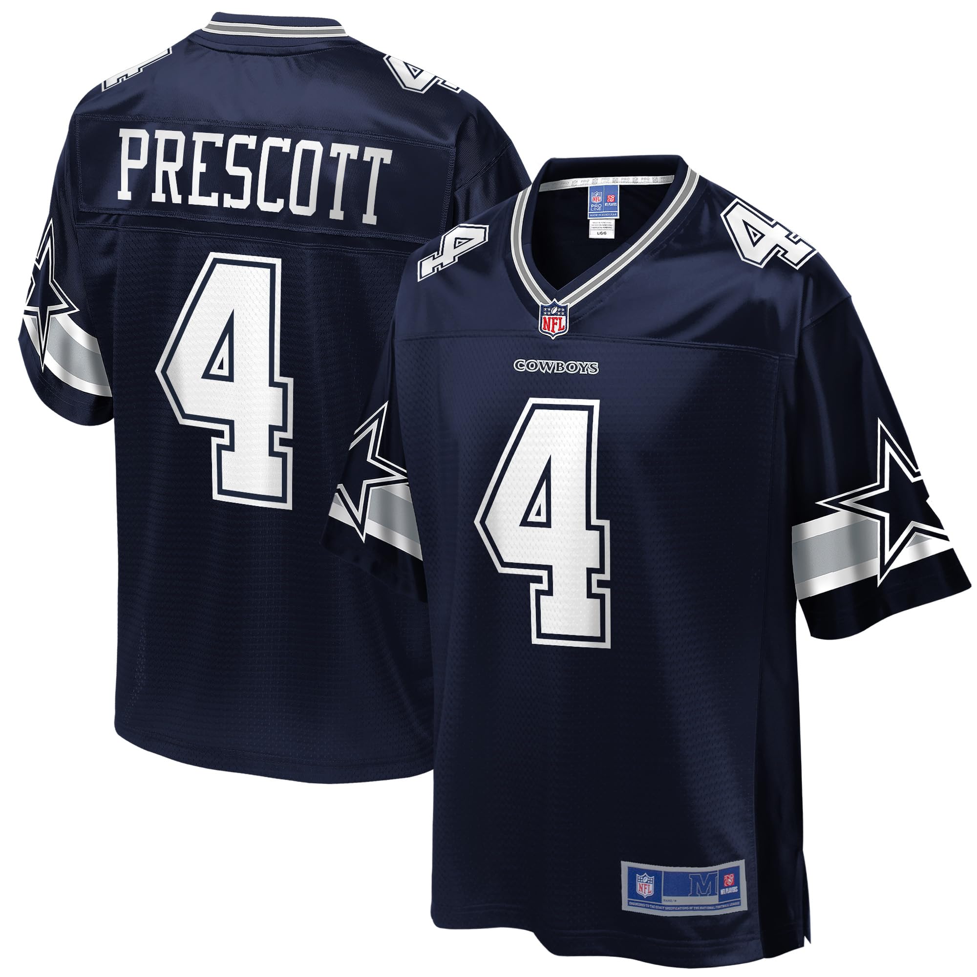 NFL PRO LINE Men's Dak Prescott Navy Dallas Cowboys