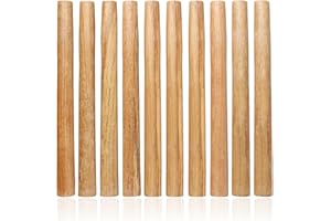 GNIEMCKIN Wood Hammer Handle, 10 Pack Replacement Hammer Handles, Easy to Install, Durable Convenient and Safe to Use, Multifunctional Application Wood Handle