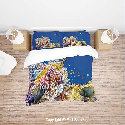Amazon Com Fashsam Duvet Cover 4 Pcs Comforter Cover Set Colorful