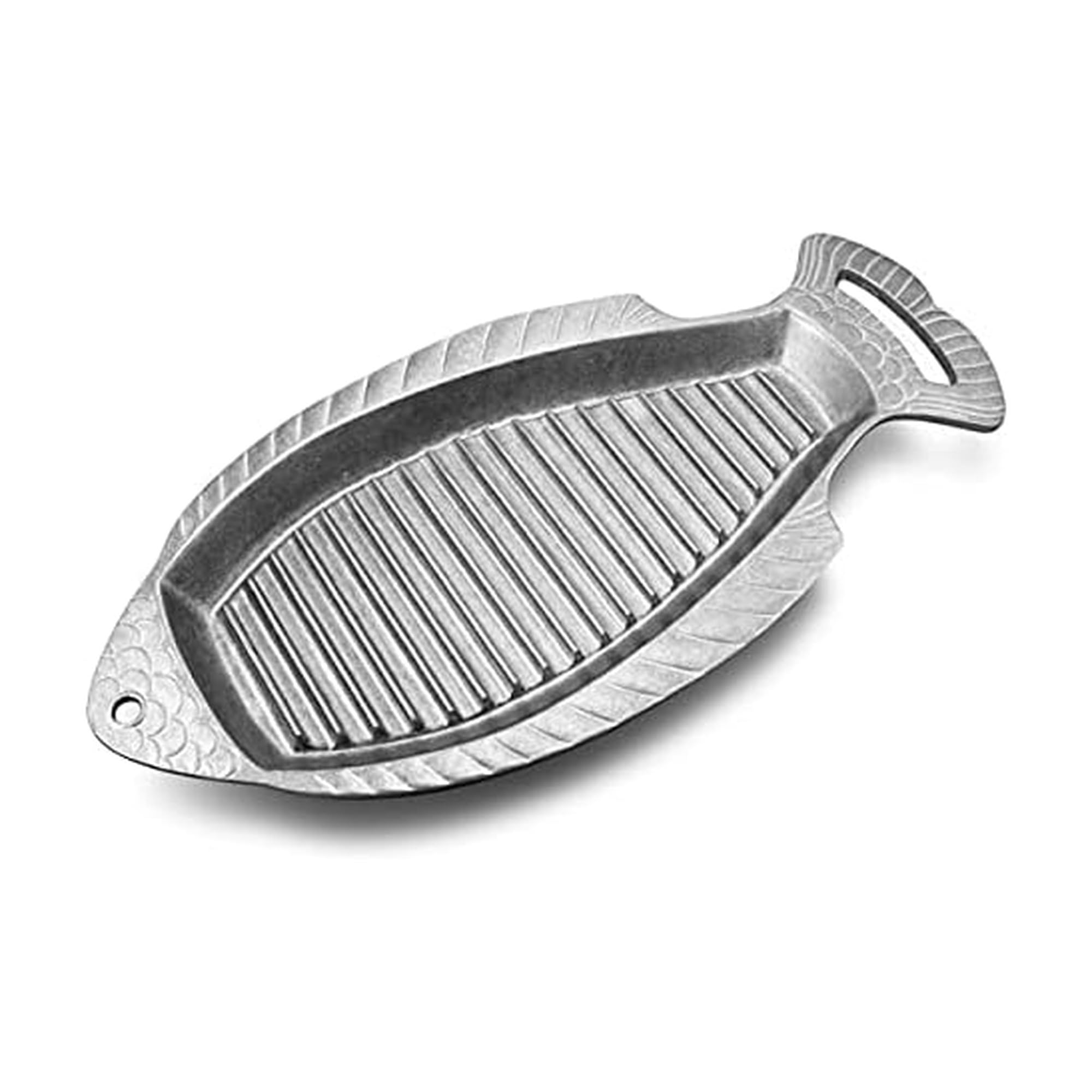 Wilton Armetale 201065 Gourmet Grillware Fish Griller, 18-3/4-Inch by 8-1/2-Inch, Aluminum, Silver