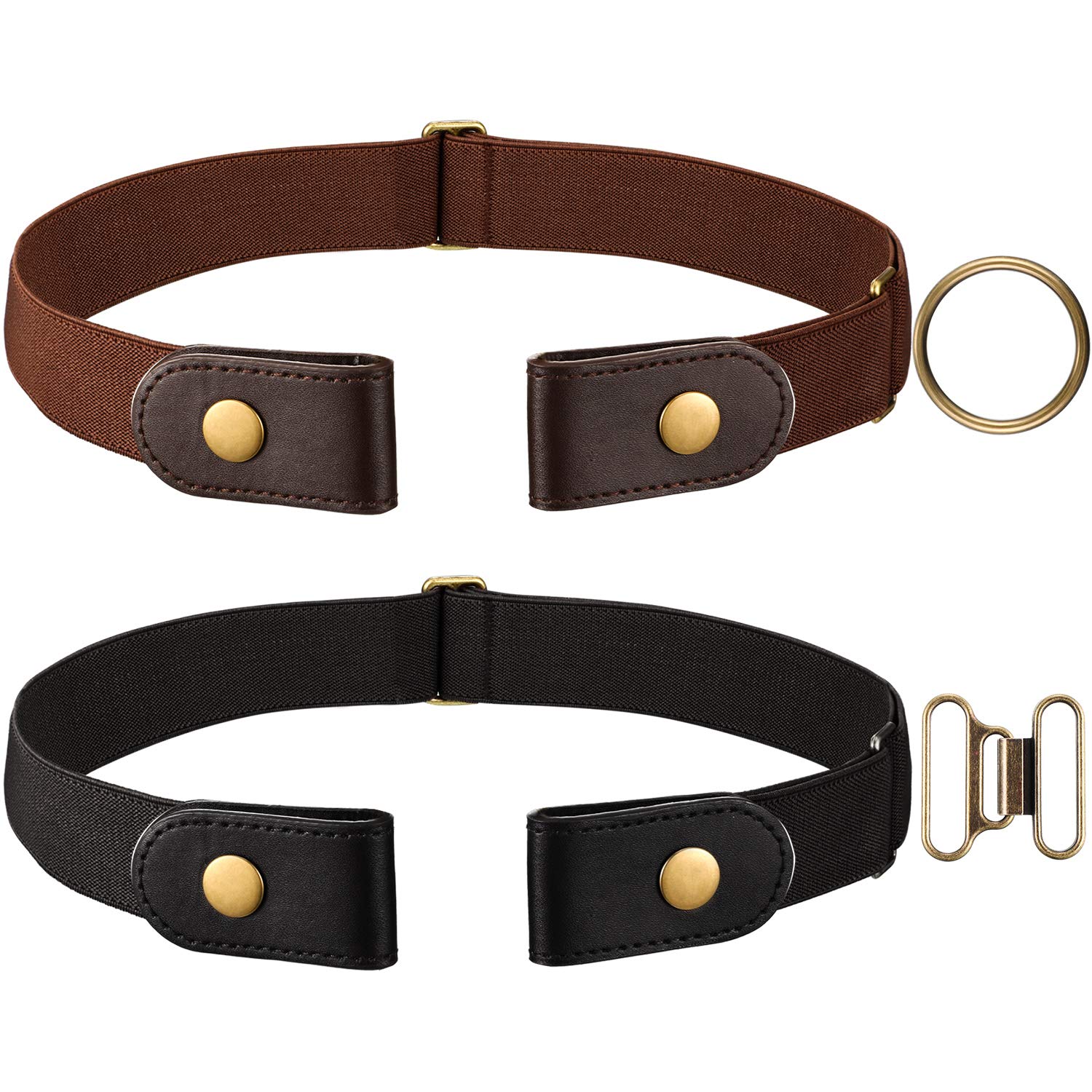 elastic belt without buckle