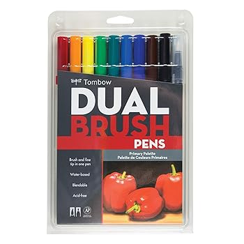 Tombow 56167 Dual Brush Pen Art Markers