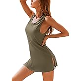 YYA Sexy Tank Nightgowns for Women Sleeveless Sleep Shirts Chemise Night Lingerie Dress S-XXL