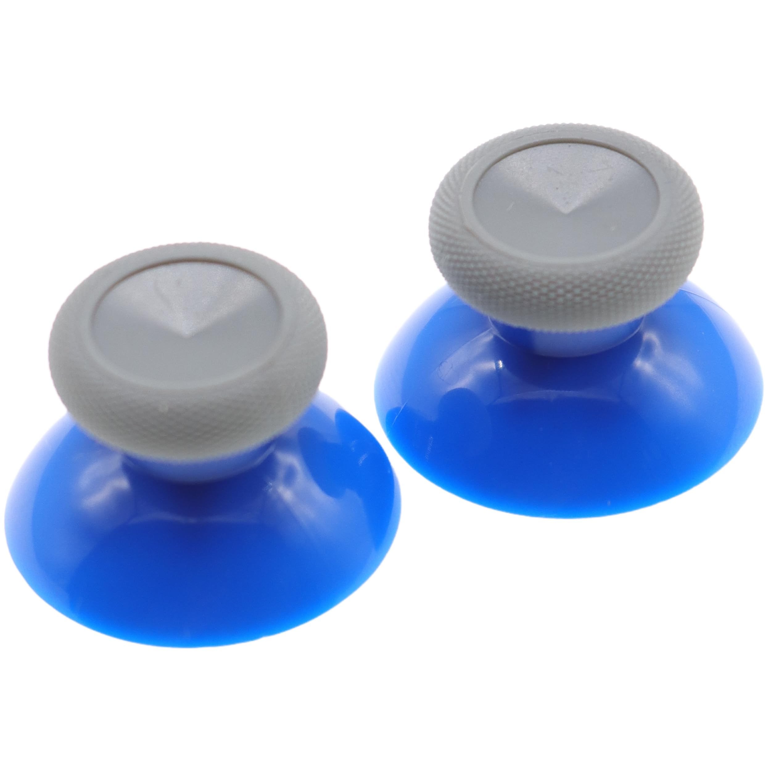 Deal4GO 2 Pack OEM Rubber Concave Analog Thumbsticks Replacement for Xbox one Controller Joysticks Grips (Blue & Grey)
