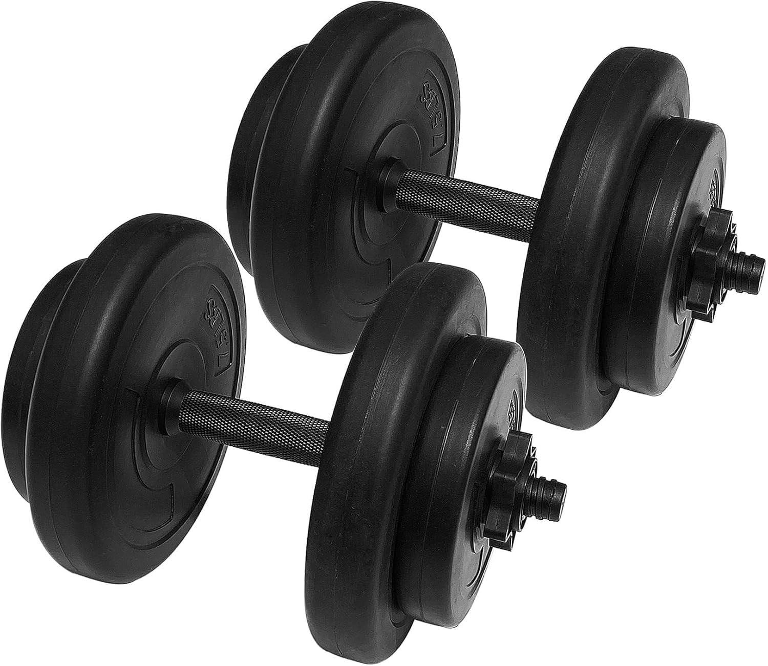 Fitvids Adjustable Dumbbell Set, 40lbs Free Weights Set for Exercise and Fitness Image