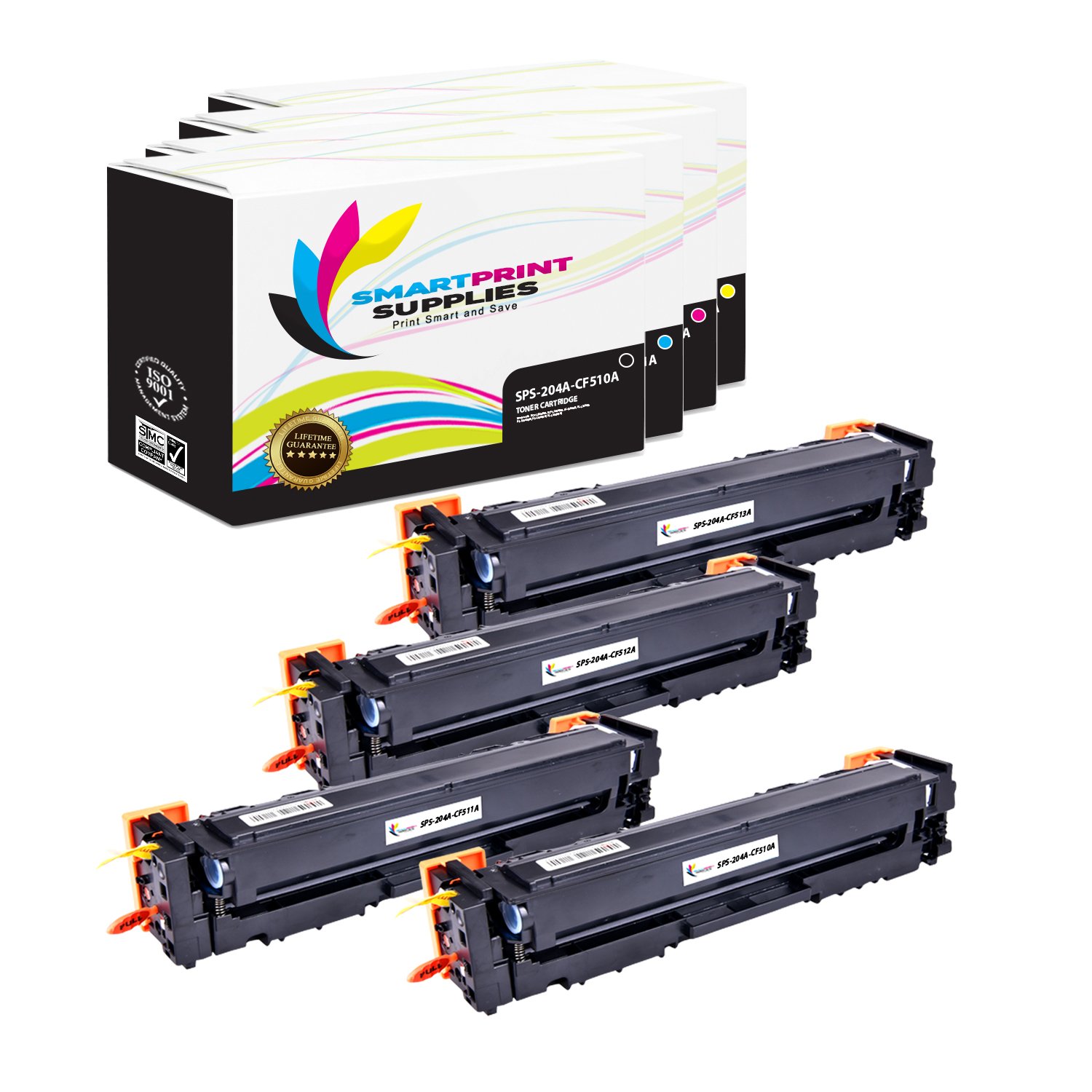 Smart Print Supplies Compatible 204A Toner Cartridge Replacement for HP  Color Laserjet Pro MFP M181fw M180nw M154nw Printers (CF510A Black, CF511A  Cyan, CF512A Magenta, CF513A Yellow) - 4 Pack- Buy Online in