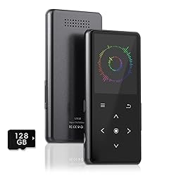 128GB MP3 Player with Bluetooth, Portable Music