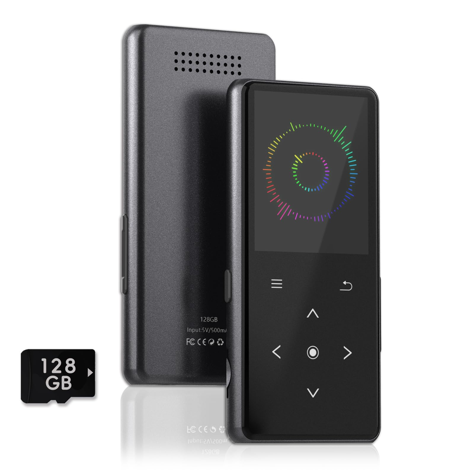 128GB MP3 Player with Bluetooth, Portable Music
