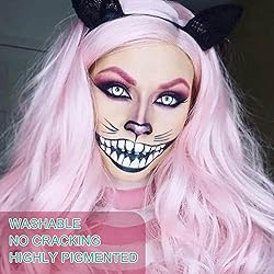 MEICOLY Light Pink Halloween Face Body Paint,2.37Oz