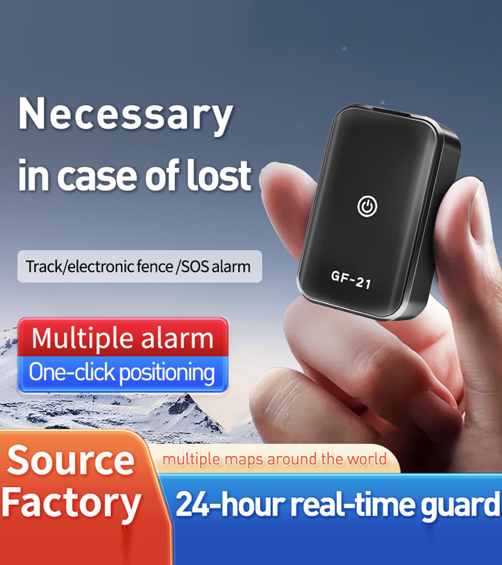 GPS Tracker for Vehicles, Cars & Motorcycles - No Monthly Fee/Subscription | Real-Time Tracking with Magnetic Waterproof Case | Worldwide Coverage via GSM SIM Card, Anti-Theft Alerts