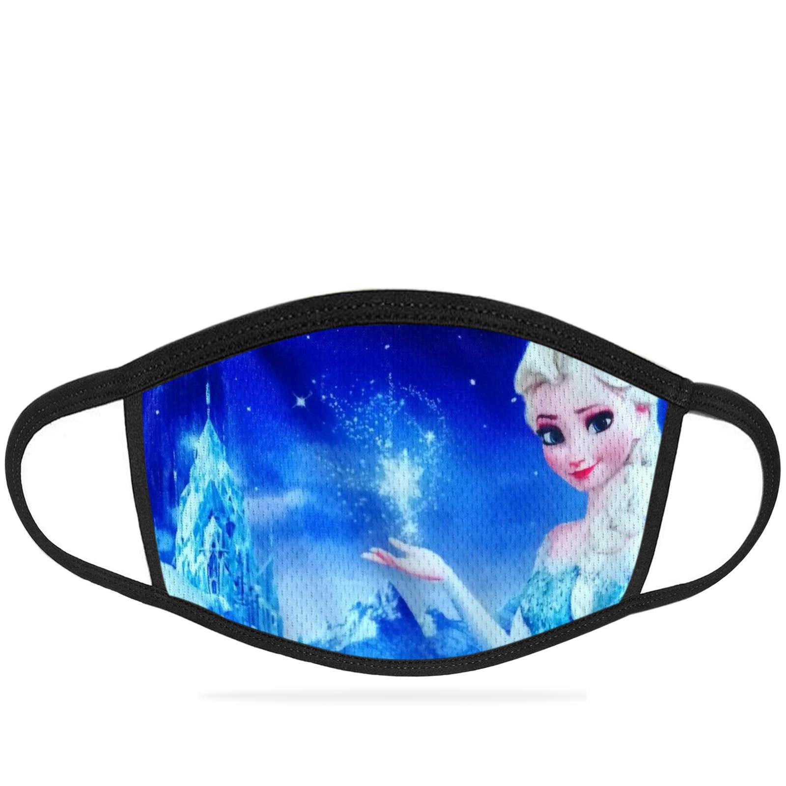 YNR Kids Boys Girls Face Mask Washable Breathable Reusable Mouth Protection Fun Printable (Frozen)