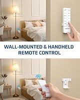 DEWENWILS Remote Control Sockets 13A 3120W 30M/100FT 2 Remotes 5 Sockets view 3