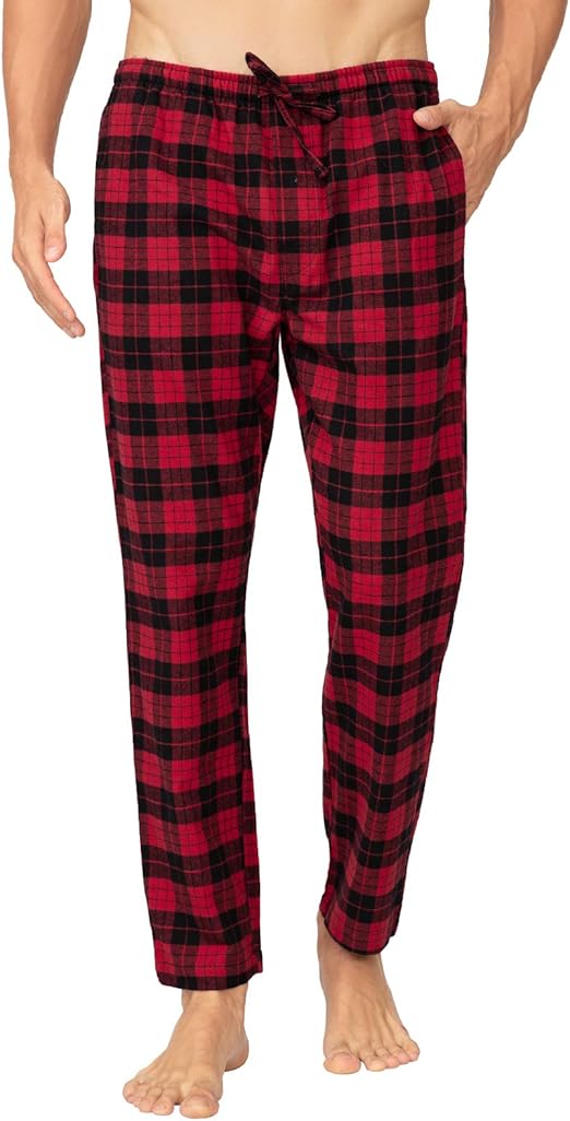 men's flannel pajama pants with pockets