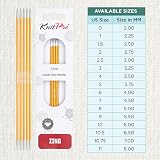 KnitPro Zing Double Pointed Needles 6" 2.25mm (15cm) Purple Pink view 4