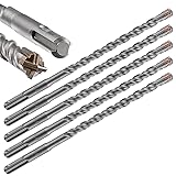 Wensilon 5pcs 3/8" X 8"-6" Cross-Type Double Thread