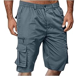 Generic Cargo Shorts for Men Blue XL