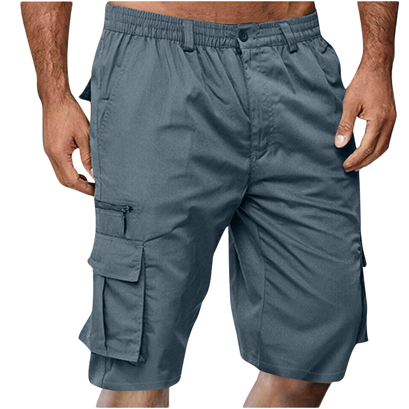 Generic Cargo Shorts for Men Blue XL