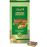 Lindt Dubai Style Milk Chocolate Candy w/Pistachio &amp; Kadayif, 5.3 oz. Bar