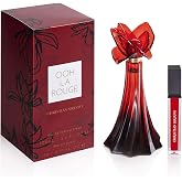 Christian Siriano Ooh La Rouge Women's Eau de Parfum Spray, 3.4 Ounces + Lip Gloss 0.21 oz