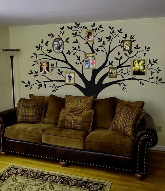 MAFENT(TM Giant Family Photo Tree Wall Decal Mural Art