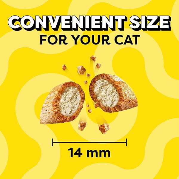 TEMPTATIONS JUMBO STUFF CRUNCHY AND SOFT CAT TREATS TEMPTING TUNA FLAVOR, 14 OZ. TUB