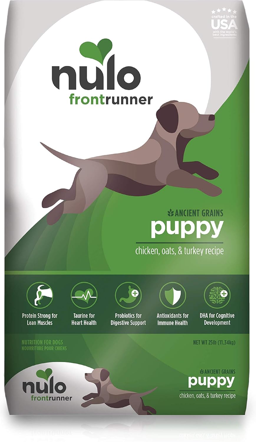 Nulo Frontrunner Dry Puppy Food - Premium Dry Kibble with Antioxidants and Probiotics for Digestive and Immune Health - for Small and Large Breed Dogs