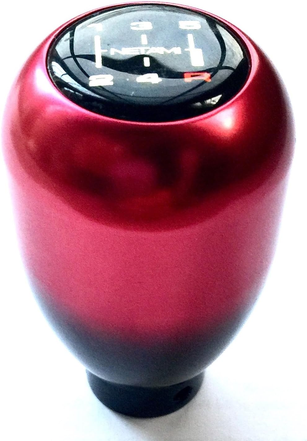NETAMI34-2051 Red/Black 5 Speed Manual Car Shift Knob