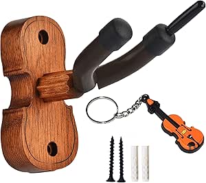 Moreyes - Soporte de pared para violín con un llavero de violín, new